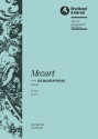Die Maurerfreude - Kantate fr Tenor solo, Mnnerchor und Orchester Chorpartitur