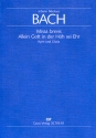 ALLEIN GOTT IN DER HOEH SEI EHR MISSA BREVIS, BWV ANH. 166 PARTITUR