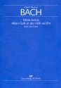 ALLEIN GOTT IN DER HOEH SEI EHR MISSA BREVIS, BWV ANH. 166 PARTITUR