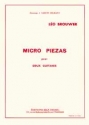 Micro piezas hommage a Darius Milhaud pour 2 guitares partition