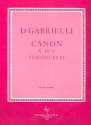 Canon per 2 violoncelli