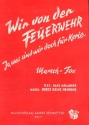 Wir von der Feuerwehr fr Klavier und Gesang Einzelausgabe