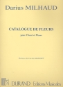 Catalogue de fleurs op.60 pour chant et piano