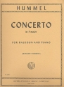 Concerto F major for bassoon and piano