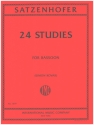 24 Studies for bassoon