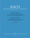 14 Kanons BWV1087 fr 2 Violinen und Cembalo Partitur