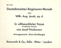 Deutschmeister-Regiments-Marsch / Die Regimentskinder op.169 fr Blasorchester