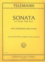 Sonata f minor for trombone and piano