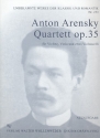 Quartett a-Moll op.35 für Violine, Viola und 2 Violoncelli Stimmen