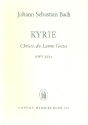 Kyrie  und  Christe du Lamm Gottes fr gem Chor (SSATB) und Bc Partitur
