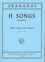 11 Songs Tonadillas for voice and piano (sp/eng) originaltonart