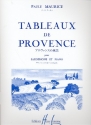 Tableaux de Provence pour saxophone alto et orchestre pour saxophone et piano