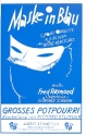 Maske in Blau für Salonorchester Direktion und Stimmen