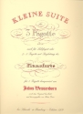 Kleine Suite fr 3 Fagotte oder Fagott und Klavier Partitur und 4 Stimmen