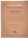 Concerto e-Moll für 2 Flöten und Streichorchester Partitur