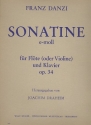 Sonatine e-Moll op.34  fr Flte, (Violine) und Klavier