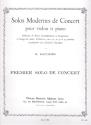 Solo modern de concert no.1 pour violon et piano