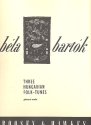 3 Hungarian Folk Tunes for piano (1914-1917)