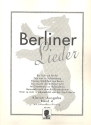 Berliner Lieder Band 4 fr Gesang und Klavier