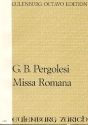 Missa romana fr Soli, Doppelchor und Doppelorchester Partitur