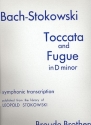 Toccata and Fugue d minor symphonic transcription score