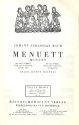 Menuette fr Streichquartett Partitur und Stimmen