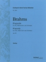 Rhapsodie op.53 fr Alt, Mnnerchor und Orchester Partitur