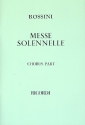Petite messe solennelle fr Soli, Chor und Orchester Chorpartitur (la)