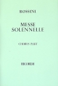 Petite messe solennelle fr Soli, Chor und Orchester Chorpartitur (la)