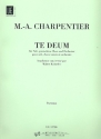 Te Deum fr Soli (SSATB), gem Chor und Orchester Partitur (la)