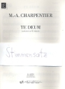 Te deum fr Soli (SSATB), Chor und Orchester Harmonie