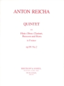 Quintet f major op.99,2 for flute, oboe, clarinet, horn and bassoon 5 parts