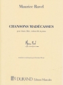 Chansons madecasses pour voix, flte, violoncelle et piano partition et parties