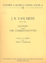 Allegro fr 4 Streichquartette Partitur Rodenhuis, A., ed