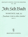 Jauchzet Gott in allen Landen Kantate Nr.51 BWV51 Partitur