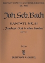Jauchzet Gott in allen Landen Kantate Nr.51 BWV51 Violoncello / Kontrabass