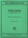 Prelude op.2,1 for cello and piano