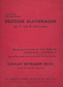 Deutsche Klaviermusik des 17. und 18. Jahrhunderts Band 8 Klaviermusik um Friedrich den Groen Teil 1