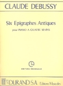 6 pigraphes antiques pour piano  4 mains