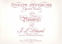 Sonate posthume pour piano a 4 mains