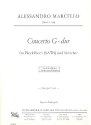 Concerto G-Dur fr 4 Blockflten und Streichorchester Stimmensatz (9)