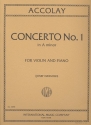 Concerto a Minor no.1 for violin and piano