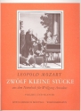 12 kleine Stcke aus dem Notenbuch fr Wolfgang Amadeus  fr Violine und Klavier