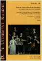 'T uitnement kabinet vol.8 fr Violine und Bass (Generalbass) Partitur und Stimmen (Bc ausgesetzt)