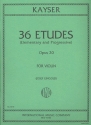 36 Studies op.20 for violin