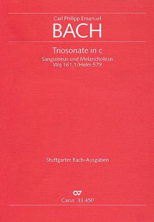 Triosonate c-Moll fr zwei Violinen und Generalbass Partitur und Stimmen
