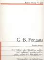 Sonata settima fr 2 Violinen und Bc Partitur und 3 Stimmen