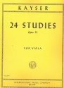 24 Studies op.55 for viola
