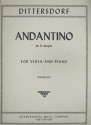 Andantino A major for viola and piano