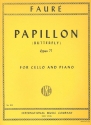 Papillon op.77 for cello and piano